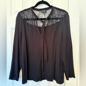Theory Silk/Lace Blouse